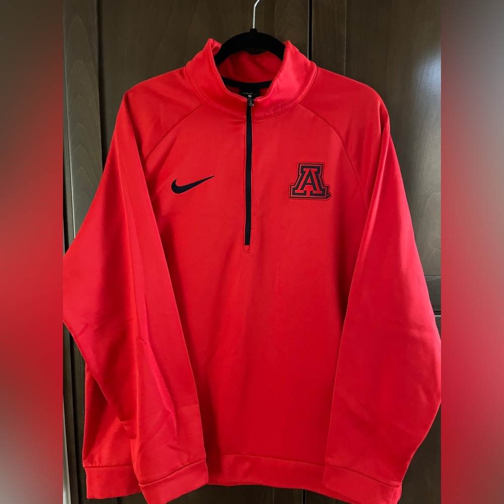 Nike - University of Arizona 1/2 zip performances jacket